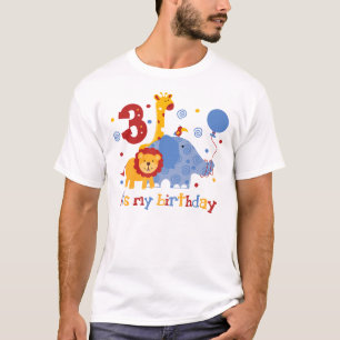 3rd födelsedag för Safari T-shirt