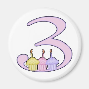 3rd Födelsedag Magnet