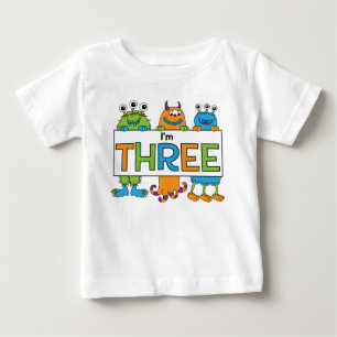 3rd Födelsedagmonsterutslagsplats T Shirt