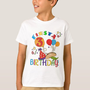 3rd födelsedagT-tröja och gåvor för Fiesta T Shirt