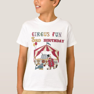 3rd födelsedagTshirts och gåvor för cirkus Tee