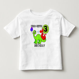 3rd födelsedagTshirts och gåvor för Dinosaur Tee