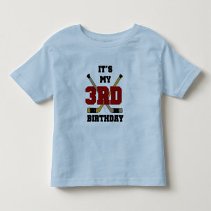 3rd födelsedagTshirts och gåvor för hockey T Shirt