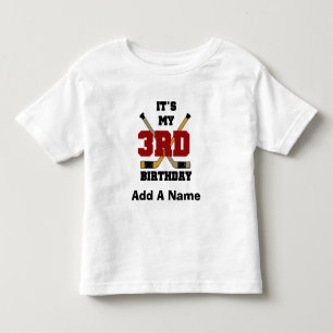 3rd födelsedagTshirts och gåvor för hockey T Shirt