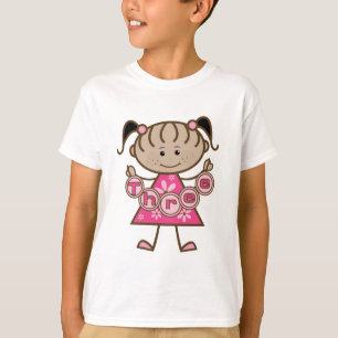 3rd födelsedagTshirts och gåvor för liten flicka Tee Shirt