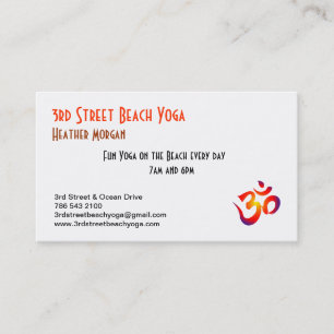3rd GatastrandYoga Visitkort