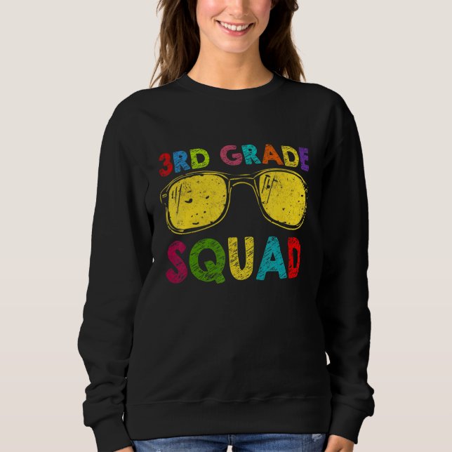 3rd Grade Squad Back To School Third Grade Teacher T Shirt (Framsida)