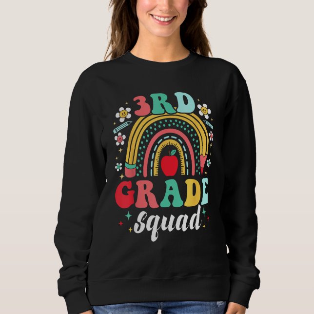 3rd Grade Squad Team  Back To School Girls Boys Te T Shirt (Framsida)