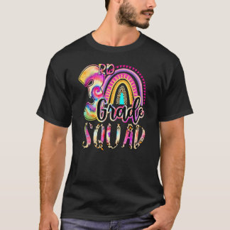 3rd Grade Squad Tie Dye Back To School Teacher Stu T Shirt