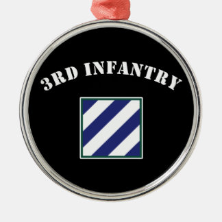 3rd Infanteriuppdelning Julgransprydnad Metall