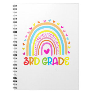 3Rd Klass Regnbåge där Äventyr började Anteckningsbok