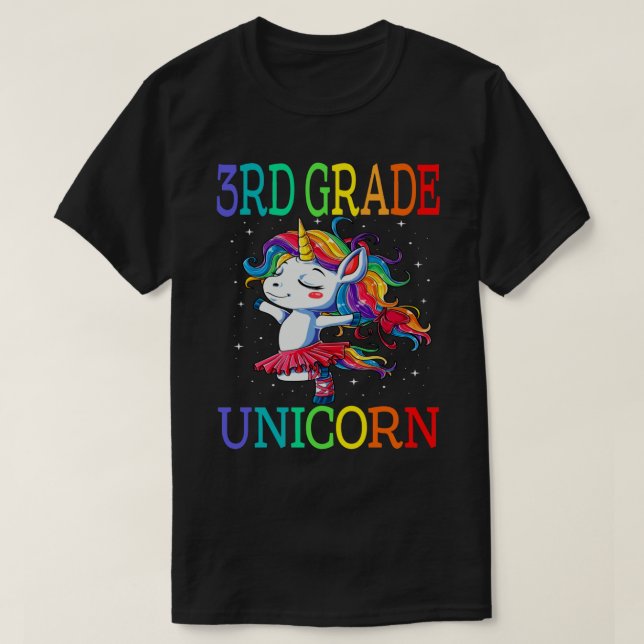 3RD Klass Squad Back to school Lärare TShirt Uni T Shirt (Design framsida)