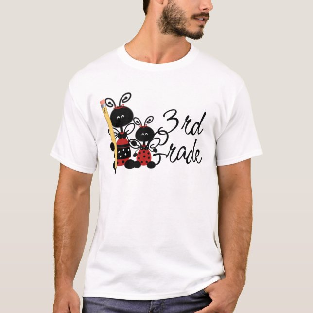 3rd klassTshirts och gåvor för nyckelpiga T-shirt (Framsida)