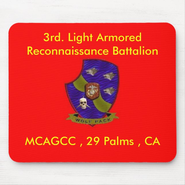 3rd. Ljus Armored Reconnaissancebataljon Musmatta (Framsidan)