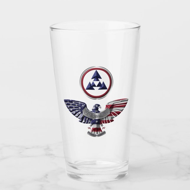 3rd Sustainment Command Eagle Glaskopp (Framsida)