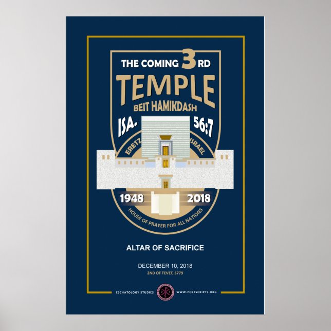 3rd Temple - Altar Dedication Poster (Framsidan)