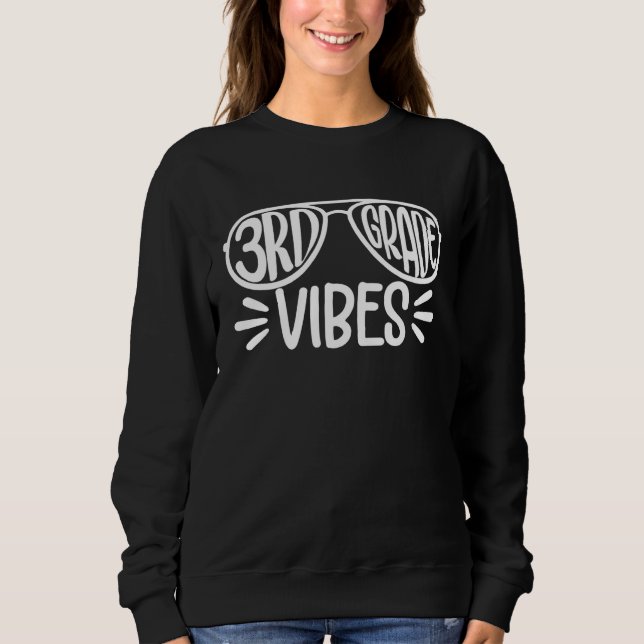 3rd Third Grade Vibes Back To School First Day Tea T Shirt (Framsida)