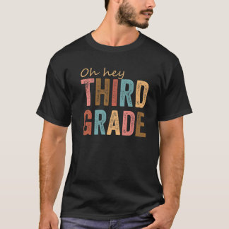 3Rd Tredje Klass Back to school Kids Teache T Shirt