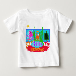 3rd Undersea äventyrfödelsedagTshirts Tröja