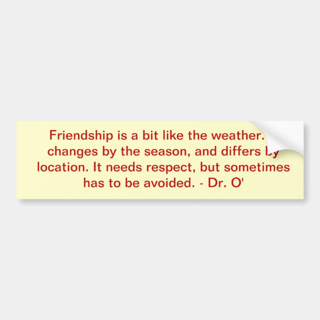 3SqMeals # 59 Bumper Sticker Bildekal (Framsidan)