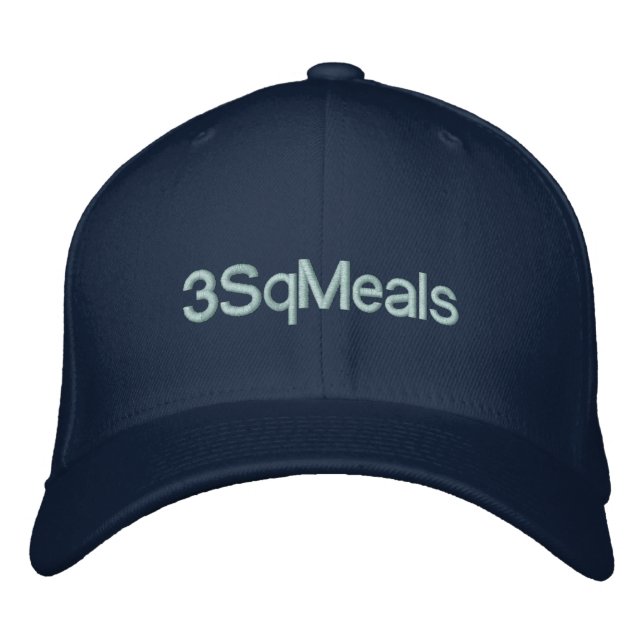 3SqMeals-tak Broderad Keps (Framsida)