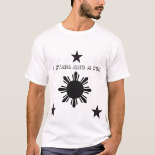 3starsasun, 3 stjärnor och en sol t-shirt