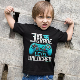 3th Grade Unlocked Gamer Graduation T Shirt