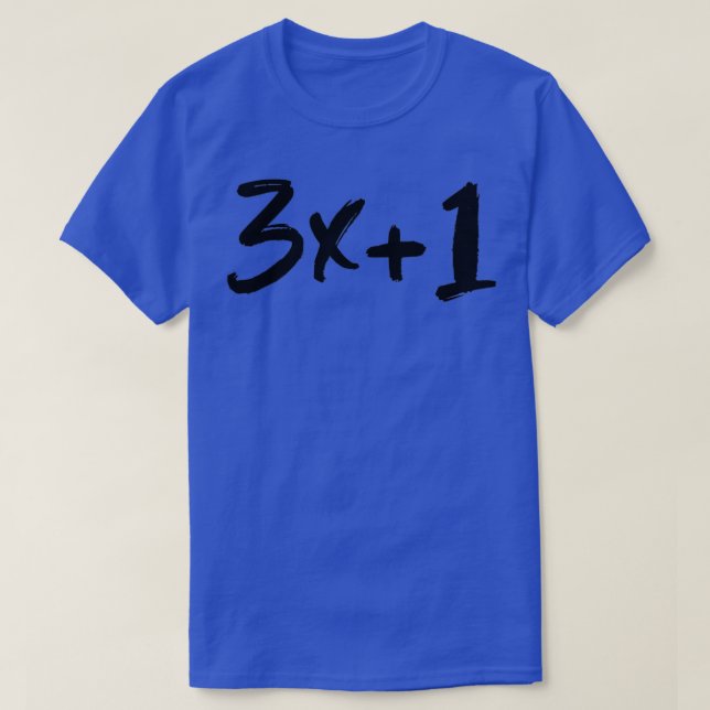 3x1 Problem med Collatz eller Hailstone 1 T Shirt (Design framsida)