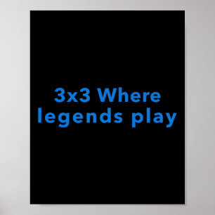3x3 där förklaring spelar upp poster