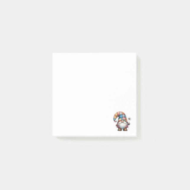 3x3 Post-It Notis med Liten Tomte Design Block (Framsida)