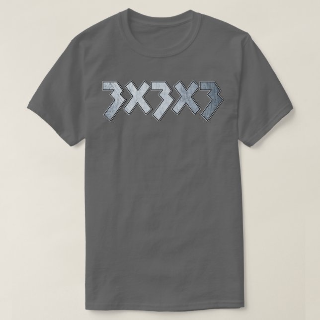 3x3x3 t shirt (Design framsida)