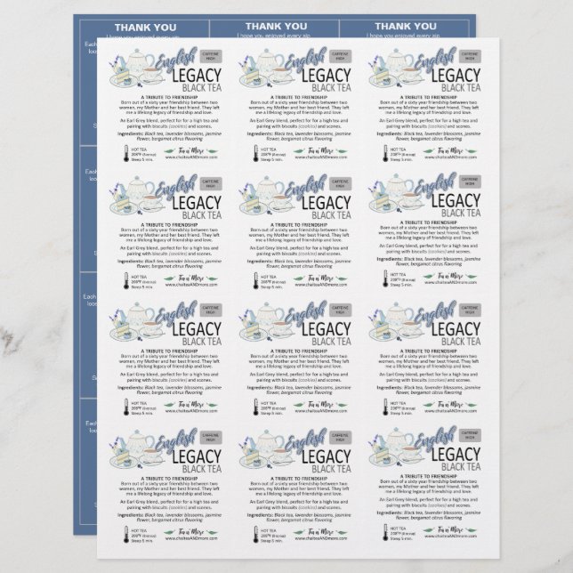 3x4 Små fyrkantsprovinfogningar Pappra Lakan (Fram/baksida)