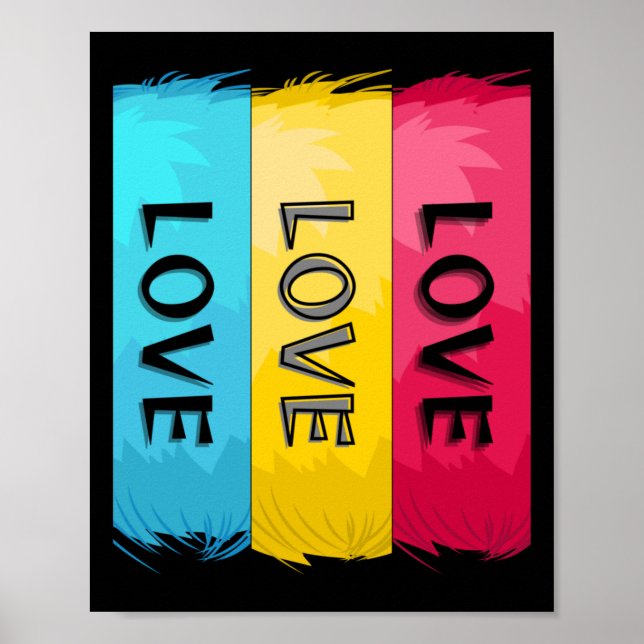 3x-Kärlek-design Poster (Framsidan)