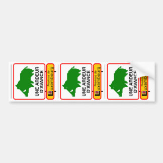 3x STICKER VOITURE - UNE ARDEUR D'AVANCE Bildekal