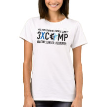 3XCOMP Kvinnors T-Shirt - White