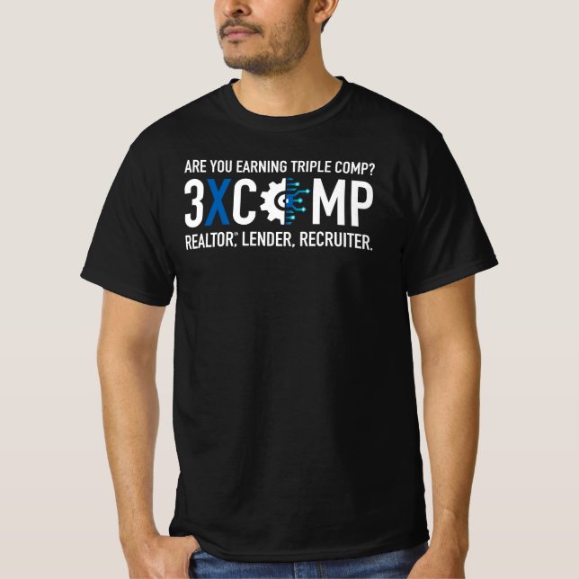 3XCOMP ManarT-Shirt - Black T Shirt (Framsida)