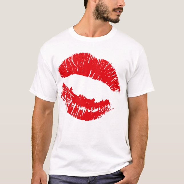 4008 läppar t-shirt (Framsida)