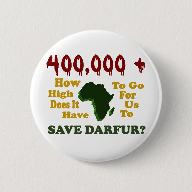 400.000+ DARFUR MEDVETENHET 1 KNAPP (Framsida)