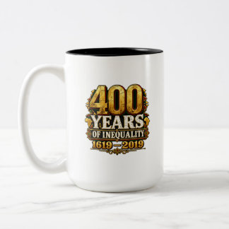 400 år av ojämlikhet 1619–2019 Premium arv Två-Tonad Mugg