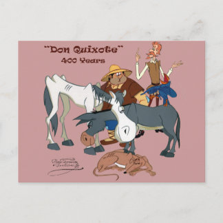 400 år Don Quixote @QUIXOTEdotTV Vykort