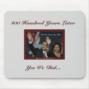 400 år Obamas Mousepad Musmatta