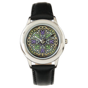 [400] Celtickor [guld med svart emalj] Armbandsur
