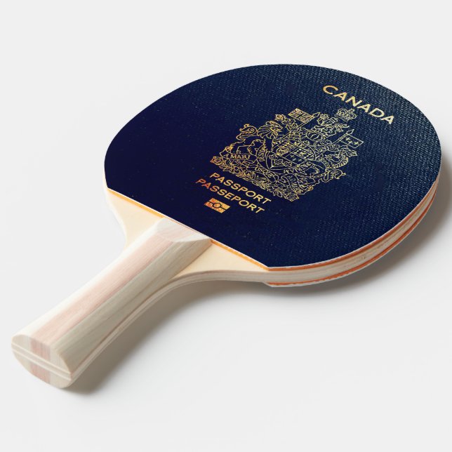 [400] Det kanadensiska passet täcker Pingisracket (Frontvinkel)