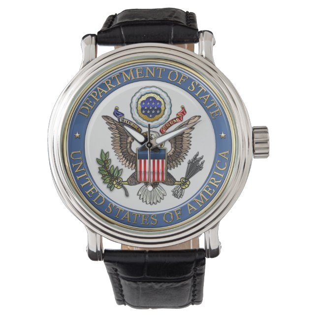 [400] Emblem [3D] från USA:s utrikesdepartement (D Armbandsur (Framsida)
