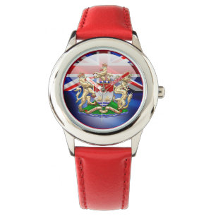 [400] Hong Kong historisk vapensköld 1959-1997 Armbandsur