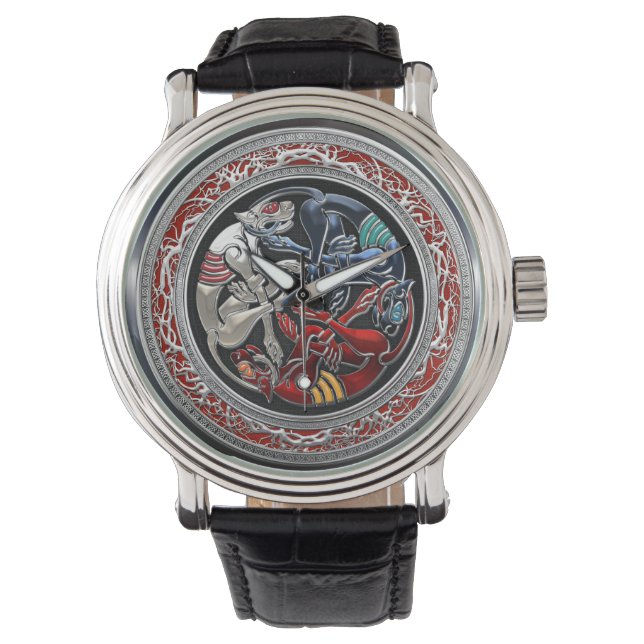 [400] Kortfristiga fordringar - tre Hundar på Silv Armbandsur (Framsida)