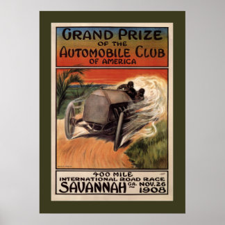 400 miljoner Internationell Road Tävling Savannah  Poster