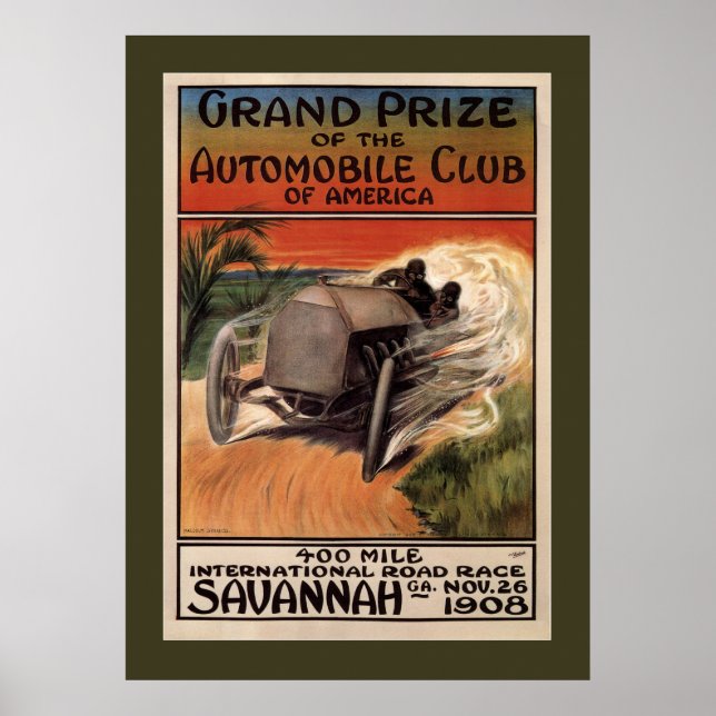 400 miljoner Internationell Road Tävling Savannah  Poster (Framsidan)