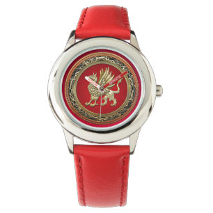 [400] Sakral guld- grip Armbandsur