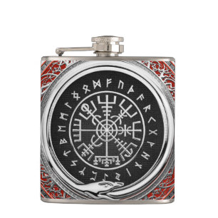 [400] Vegvisir - magisk Runic kompass för Viking Fickplunta